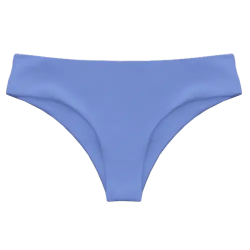 Flat tay Image of our Boyleg Style Maali Swim Bottom in the colour Cornflower